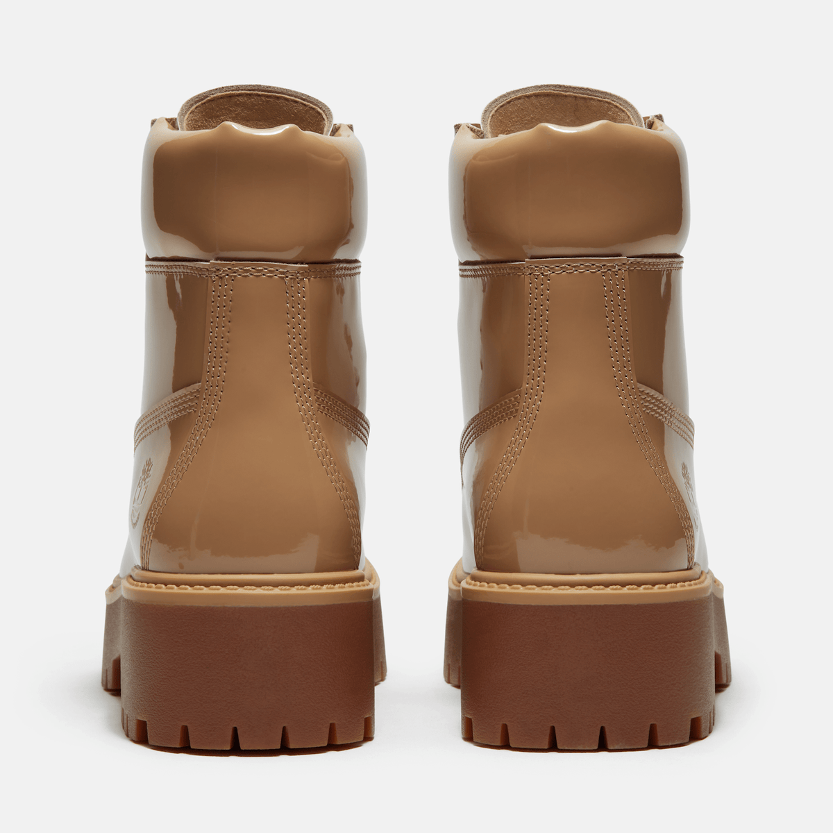 Womens Stone Street 6Inch Waterproof Platform Boot TBL Beige Patent Leather ALT5