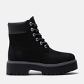 Womens Stone Street 6Inch Waterproof Platform Boot TBL Jet Black HERO
