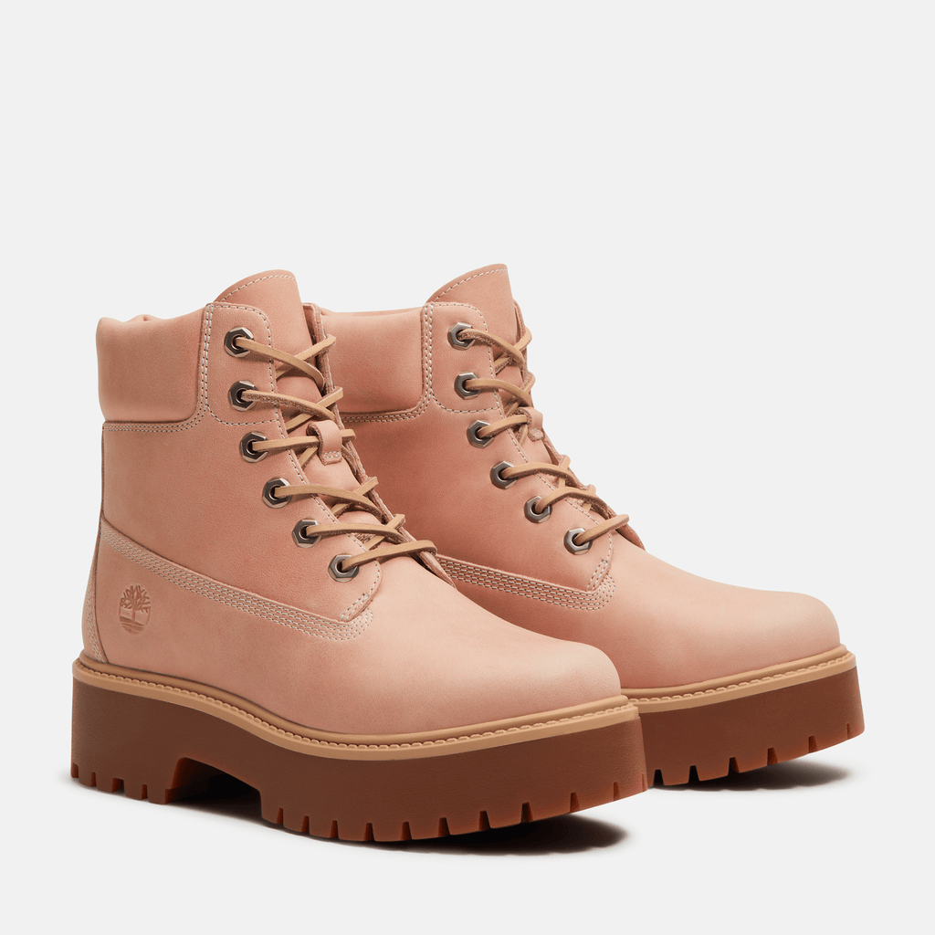 Womens Stone Street Platform 6Inch Boot TBL Light Pink FullGrain ALT4