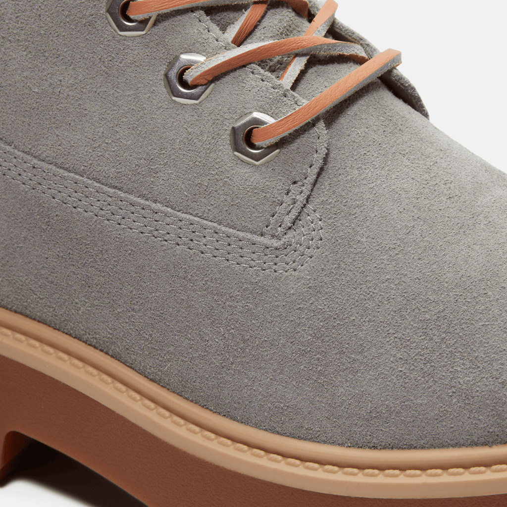 Womens Stone Street Platform 6Inch Boot TBL Medium Grey Suede ALT8
