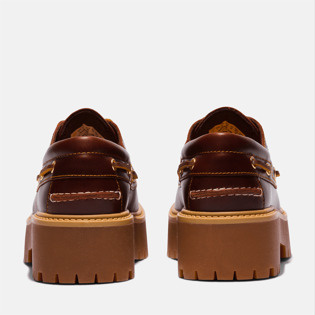 Womens Stone Street Platform Boat Shoe TBL Rootbeer ALT5