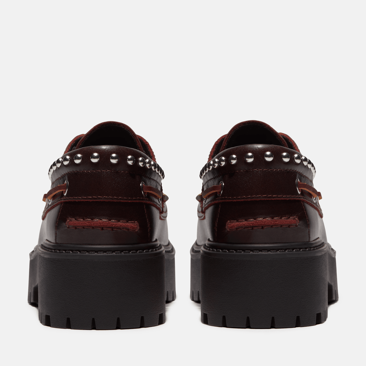 Womens Stone Street Platform Boat Shoe TBL Burgundy FullGrain ALT5
