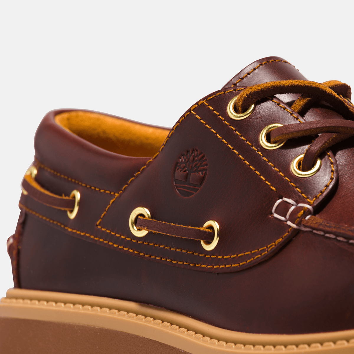 Womens Stone Street Platform Boat Shoe TBL Rootbeer ALT7