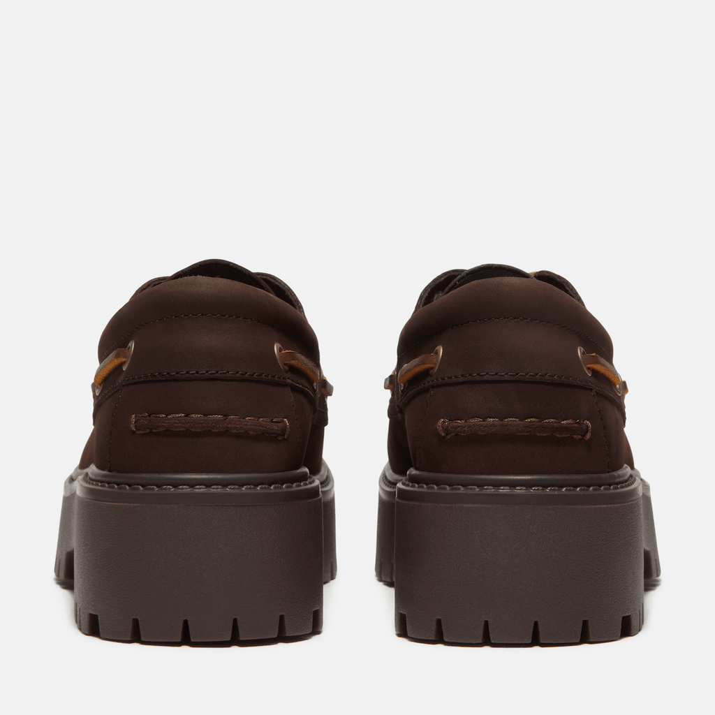 Womens Stone Street Platform Boat Shoe TBL Dark Brown Nubuck ALT5