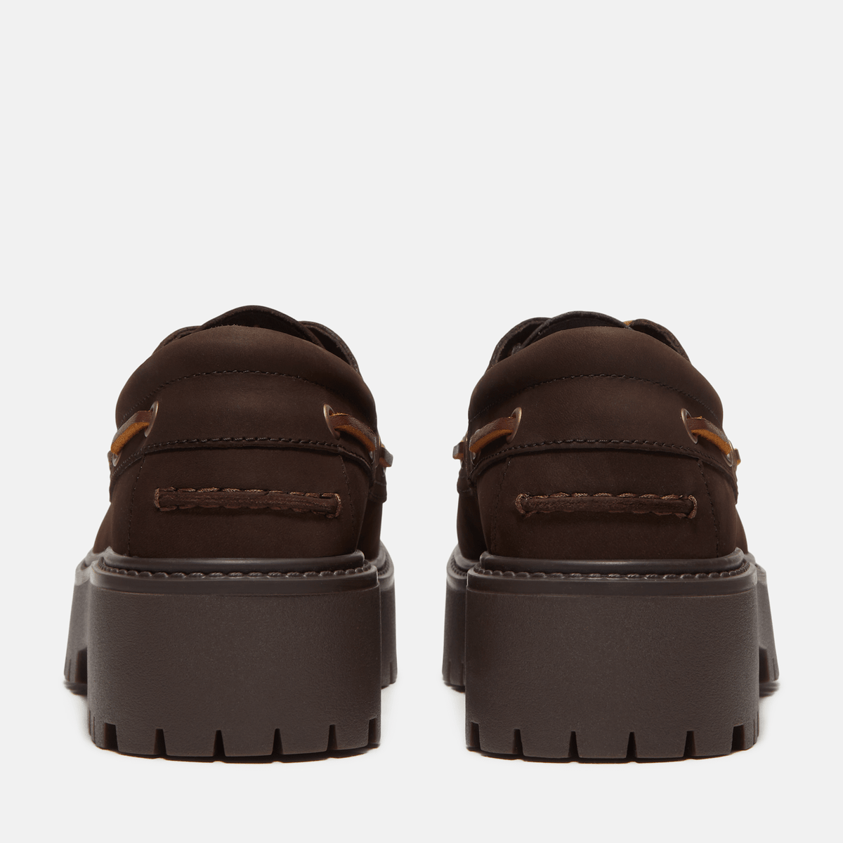 Womens Stone Street Platform Boat Shoe TBL Dark Brown Nubuck ALT5