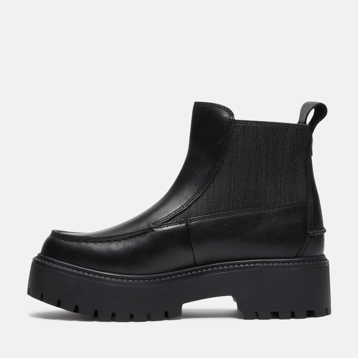 Womens Stone Street Platform Chelsea Boot TBL Black FullGrain ALT6