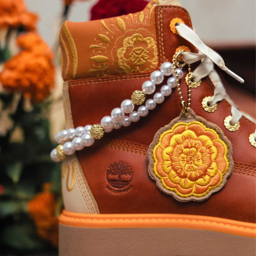 Womens Stone Street Platform Da de Muertos 6Inch Waterproof Boot TBL Rust FullGrainOrange ALTB