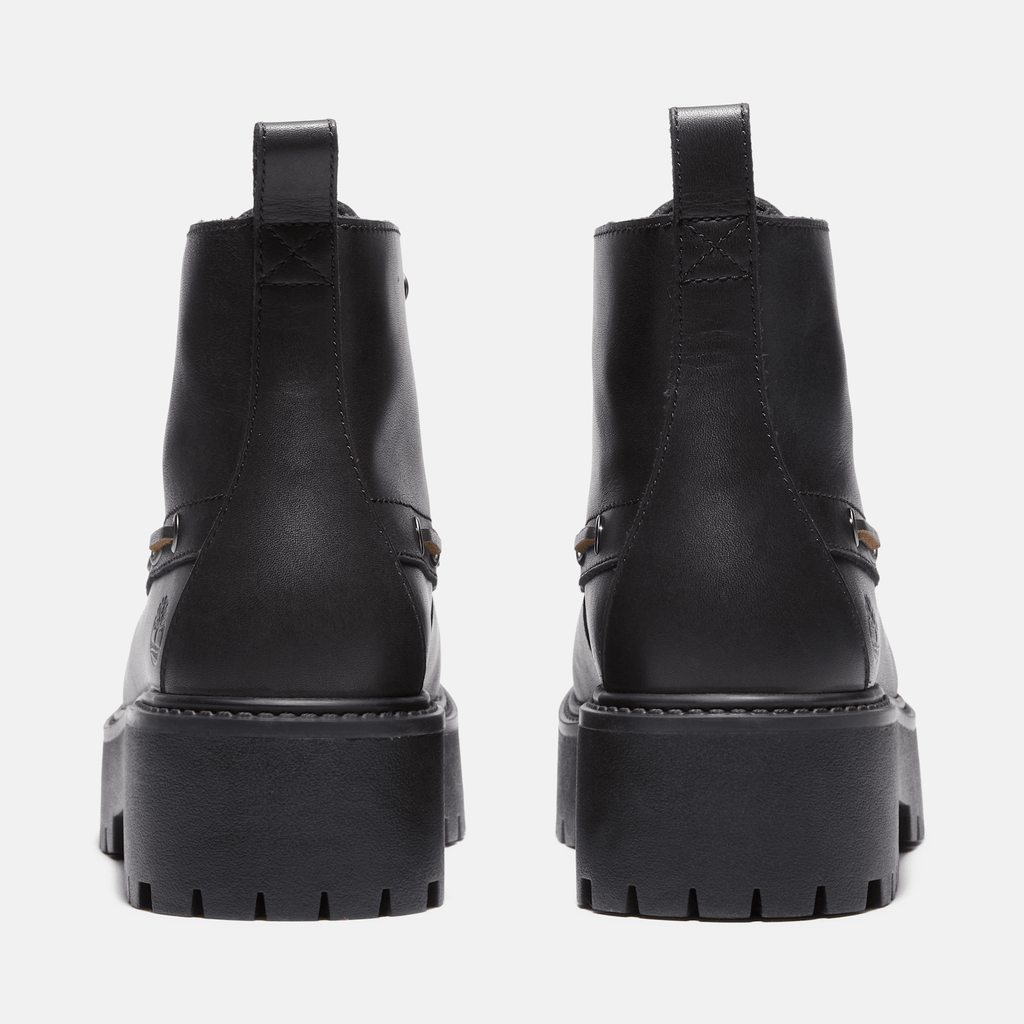 Womens Stone Street Platform Kiltie Boot TBL Black FullGrain ALT5