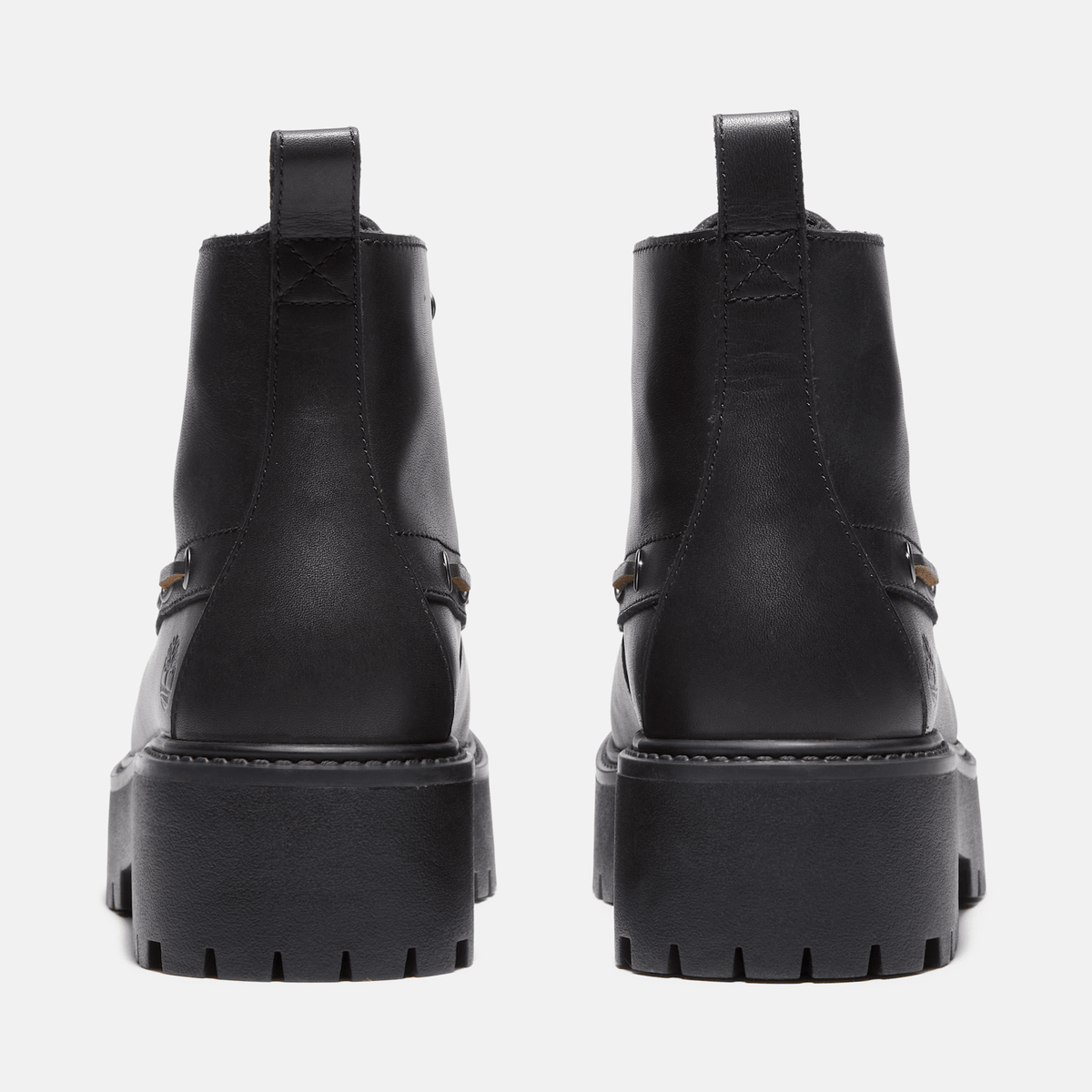 Womens Stone Street Platform Kiltie Boot TBL Black FullGrain ALT5