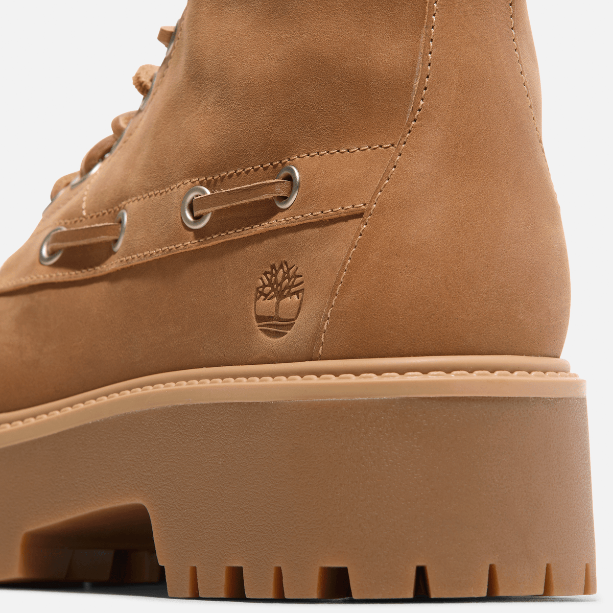 Womens Stone Street Platform Kiltie Boot TBL Wheat FullGrain ALT7