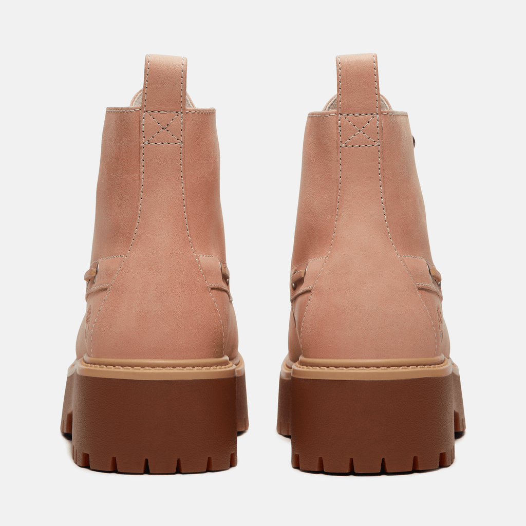Womens Stone Street Platform Kiltie Boot TBL Light Pink FullGrain ALT5