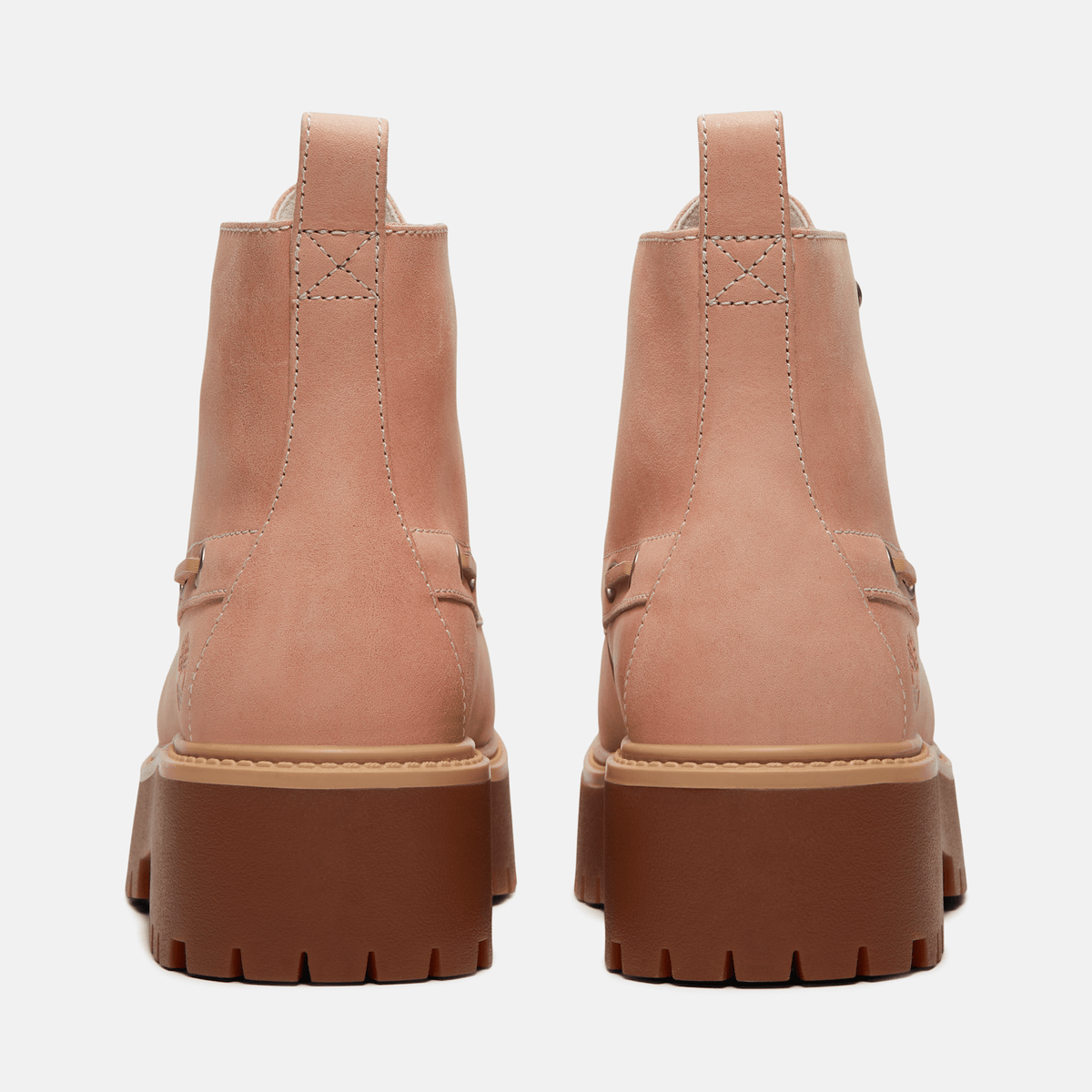 Womens Stone Street Platform Kiltie Boot TBL Light Pink FullGrain ALT5