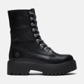 Womens Stone Street Platform Mid Boot TBL Black FullGrain HERO