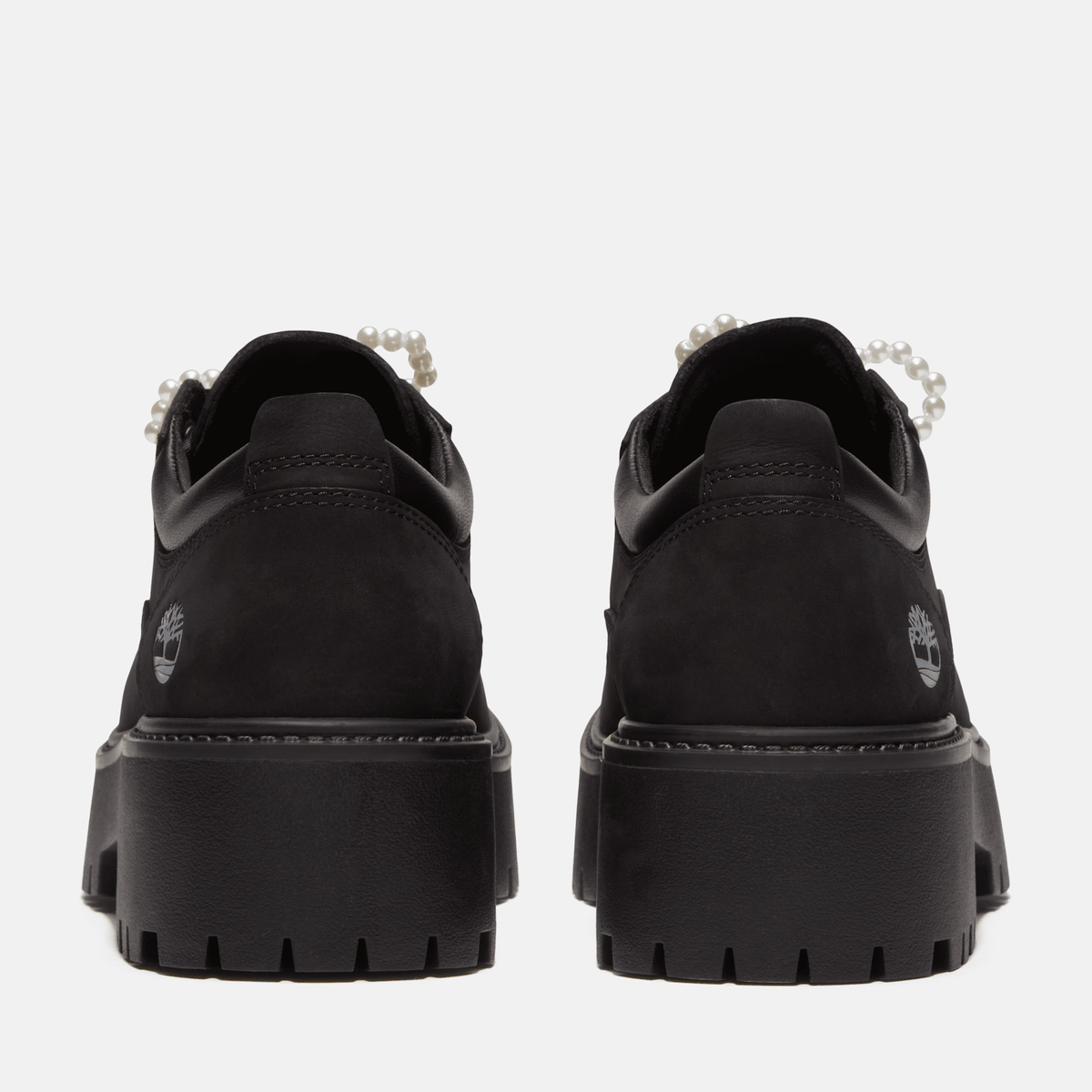 Womens Stone Street Platform Shoe TBL Black NubuckCharms ALT5