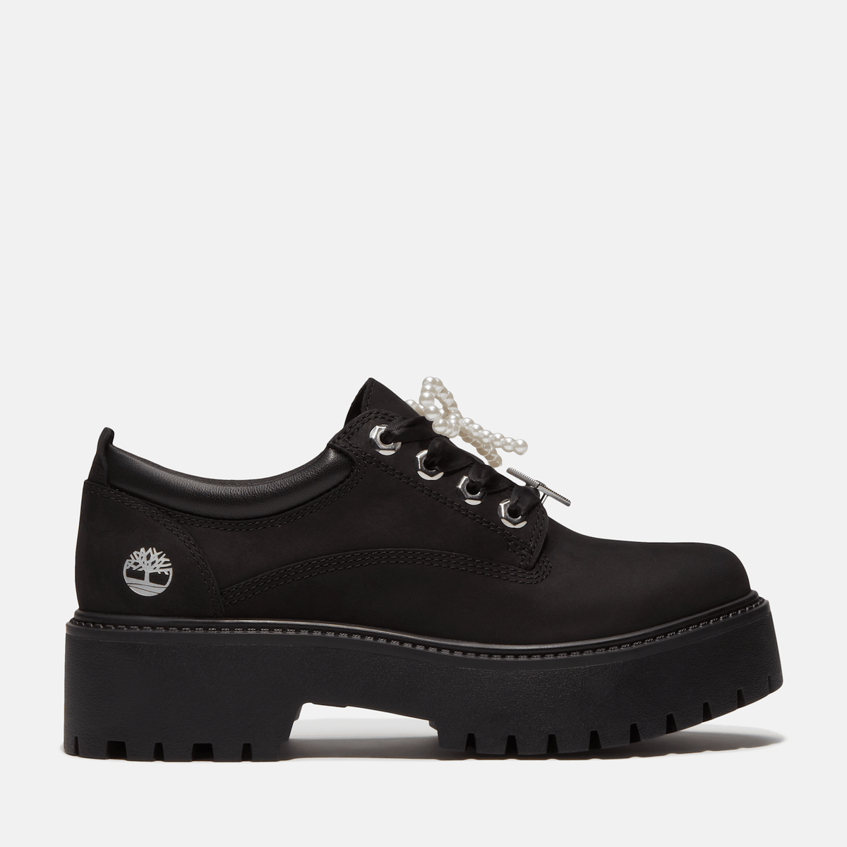 Womens Stone Street Platform Shoe TBL Black NubuckCharms HERO