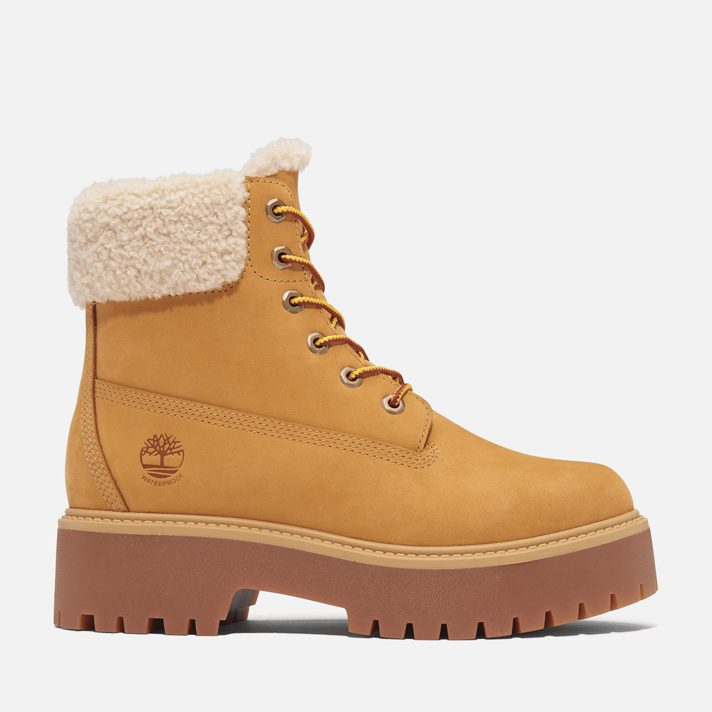Womens Stone Street WarmLined Waterproof Platform Boot TBL Wheat Nubuck HERO