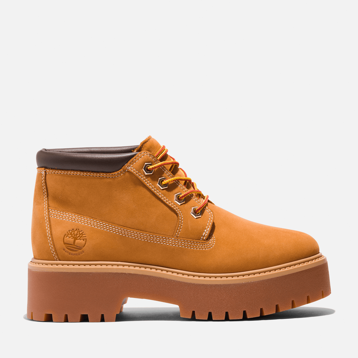 Womens Stone Street Waterproof Platform Boot TBL Wheat HERO