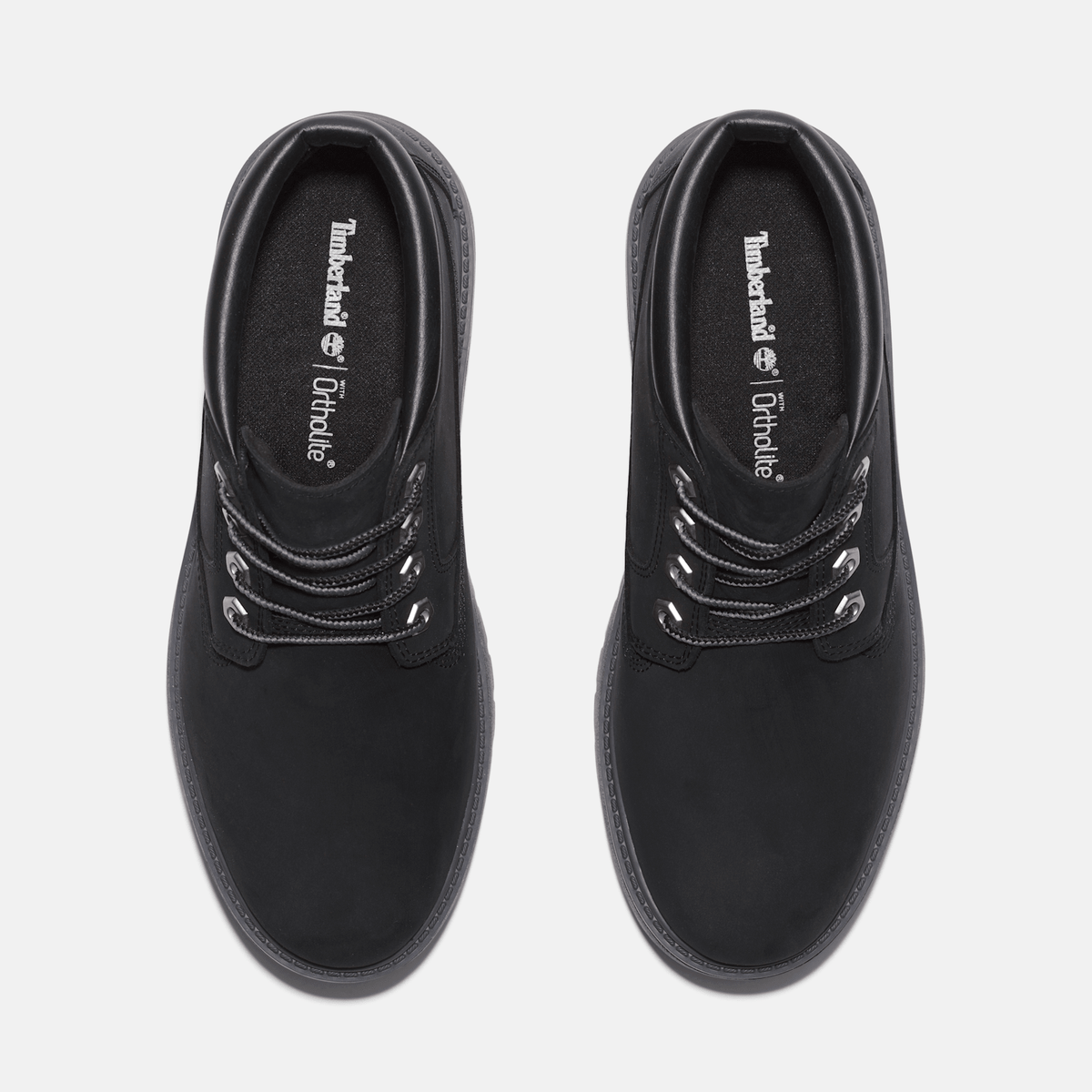 Womens Stone Street Waterproof Platform Chukka TBL Black Nubuck ALT2