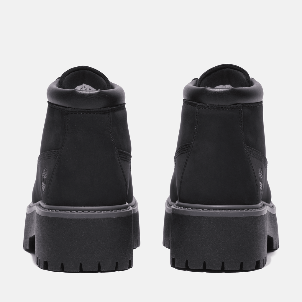 Womens Stone Street Waterproof Platform Chukka TBL Black Nubuck ALT5