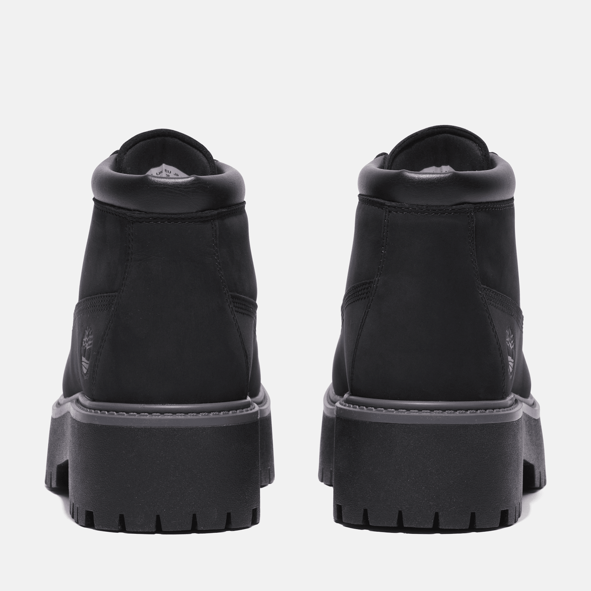 Womens Stone Street Waterproof Platform Chukka TBL Black Nubuck ALT5