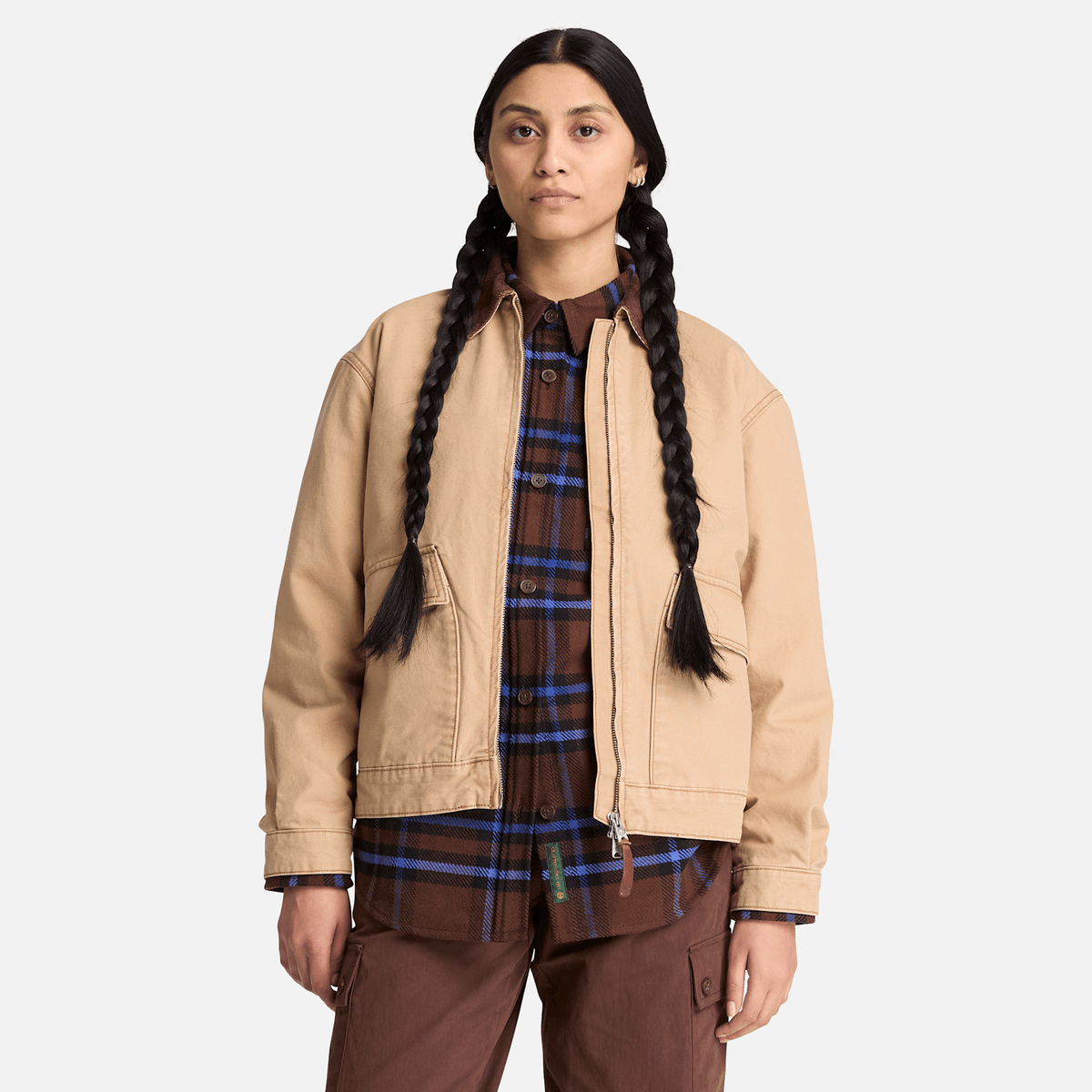 Womens Strafford Washed Canvas Jacket 20 TBL Earth Brown ALT1