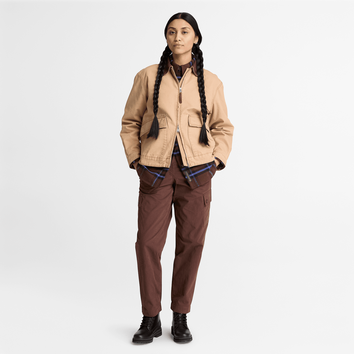 Womens Strafford Washed Canvas Jacket 20 TBL Earth Brown ALT2