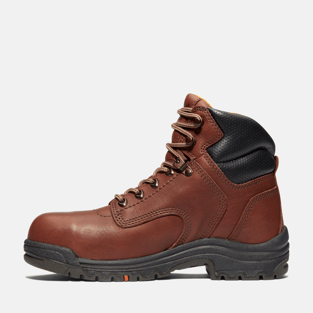Womens TiTAN 6 Alloy Toe Waterproof Work Boot TBL Brown ALT6