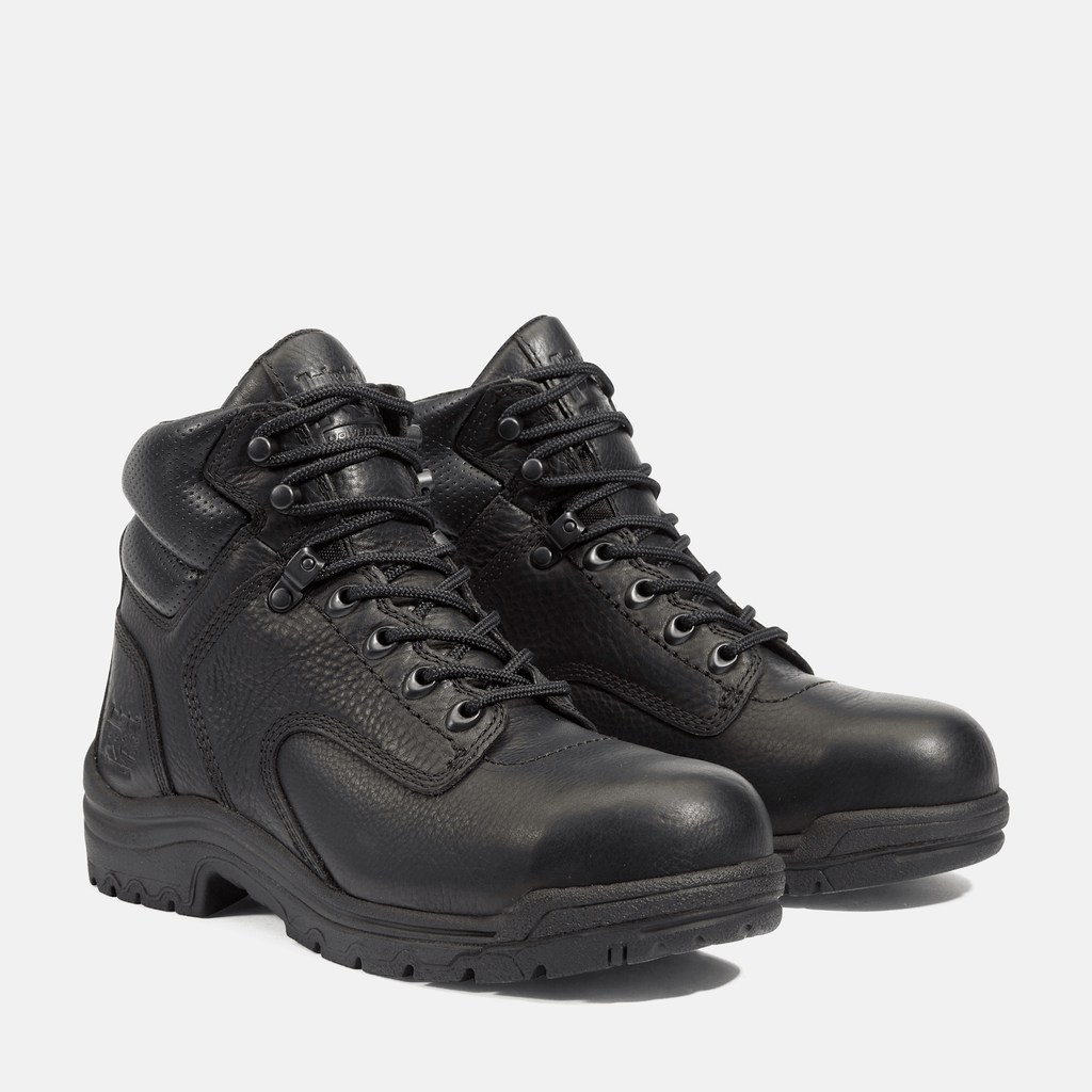 Womens TiTAN 6 Alloy Toe Work Boot TBL Black ALT4