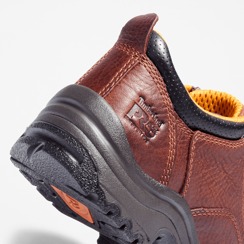 Womens TiTAN Casual Alloy Toe Work Shoe TBL Brown ALT6