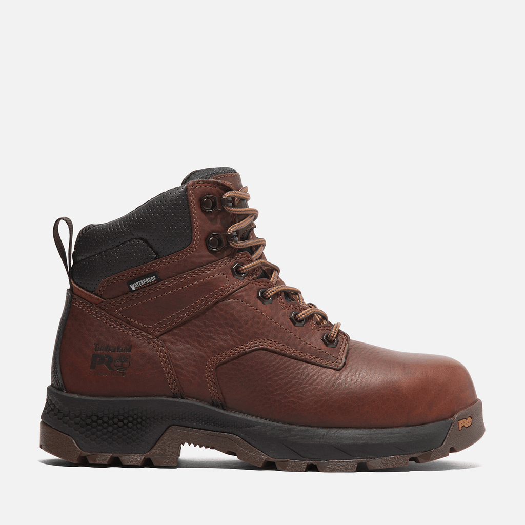 Womens TiTAN EV 6 CompToe Waterproof Insulated Work Boot TBL Brown HERO