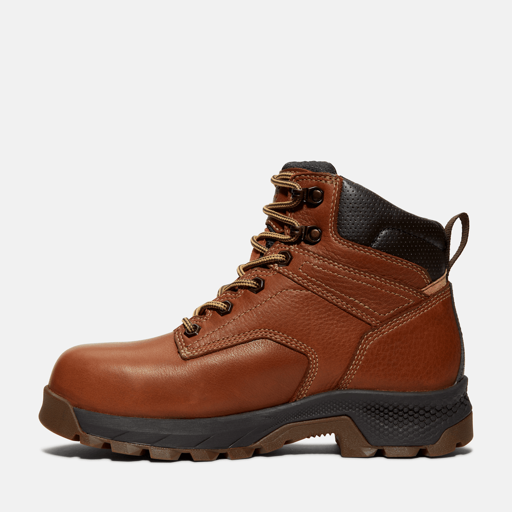 Womens TiTAN EV 6 Composite Toe Waterproof Work Boot TBL Brown ALT6