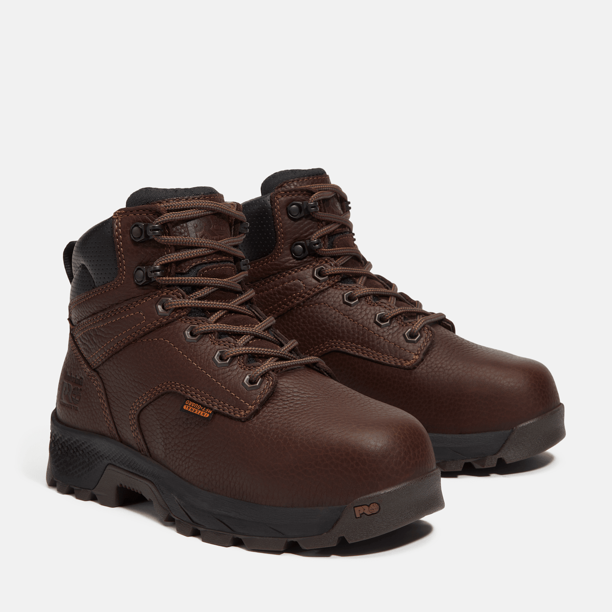Womens TiTAN EV Met Guard 6 Composite Toe Work Boot TBL Dark Brown FullGrain ALT4