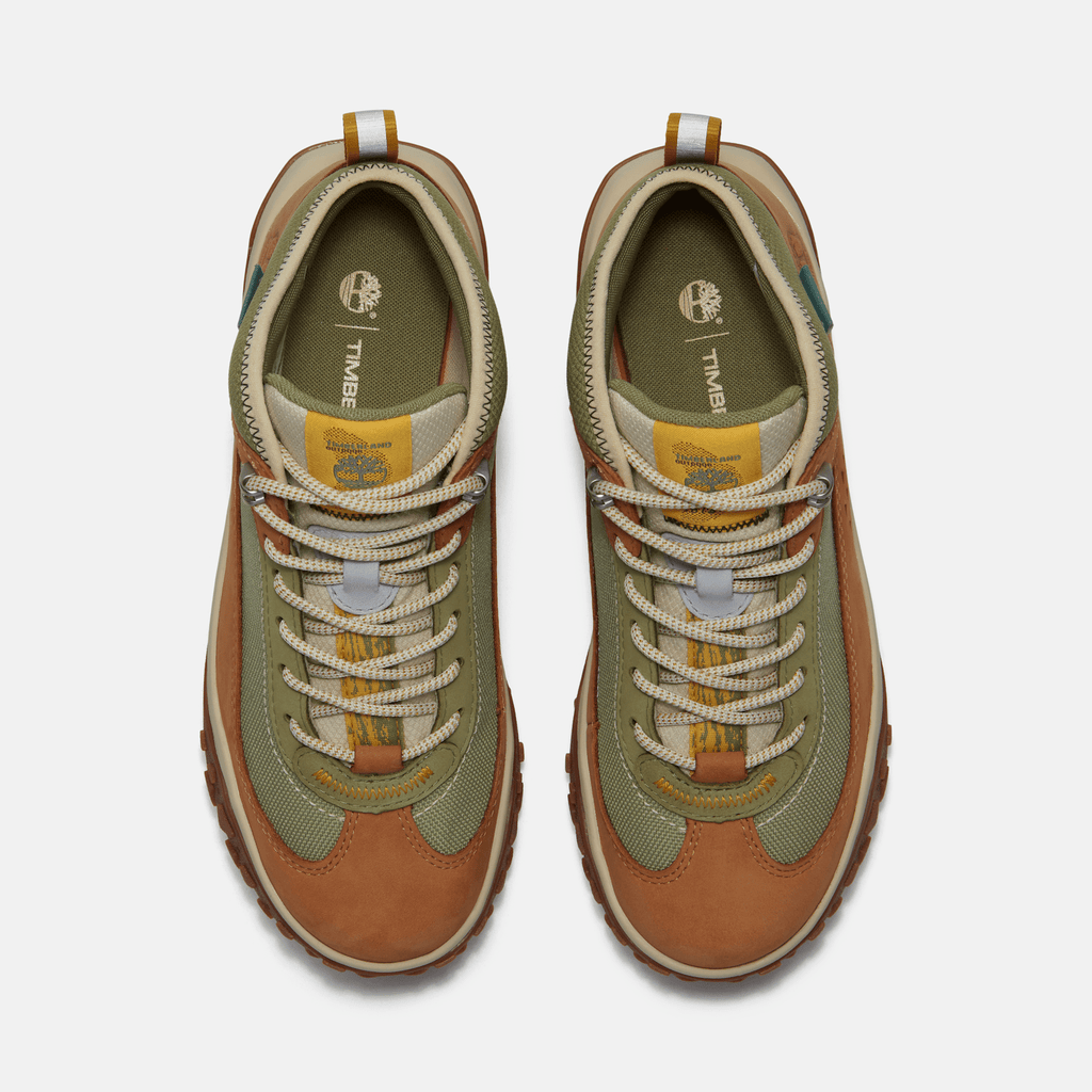 Womens TimberCush Motion 7 Mid Waterproof Sneaker TBL Wheat Nubuck ALT2
