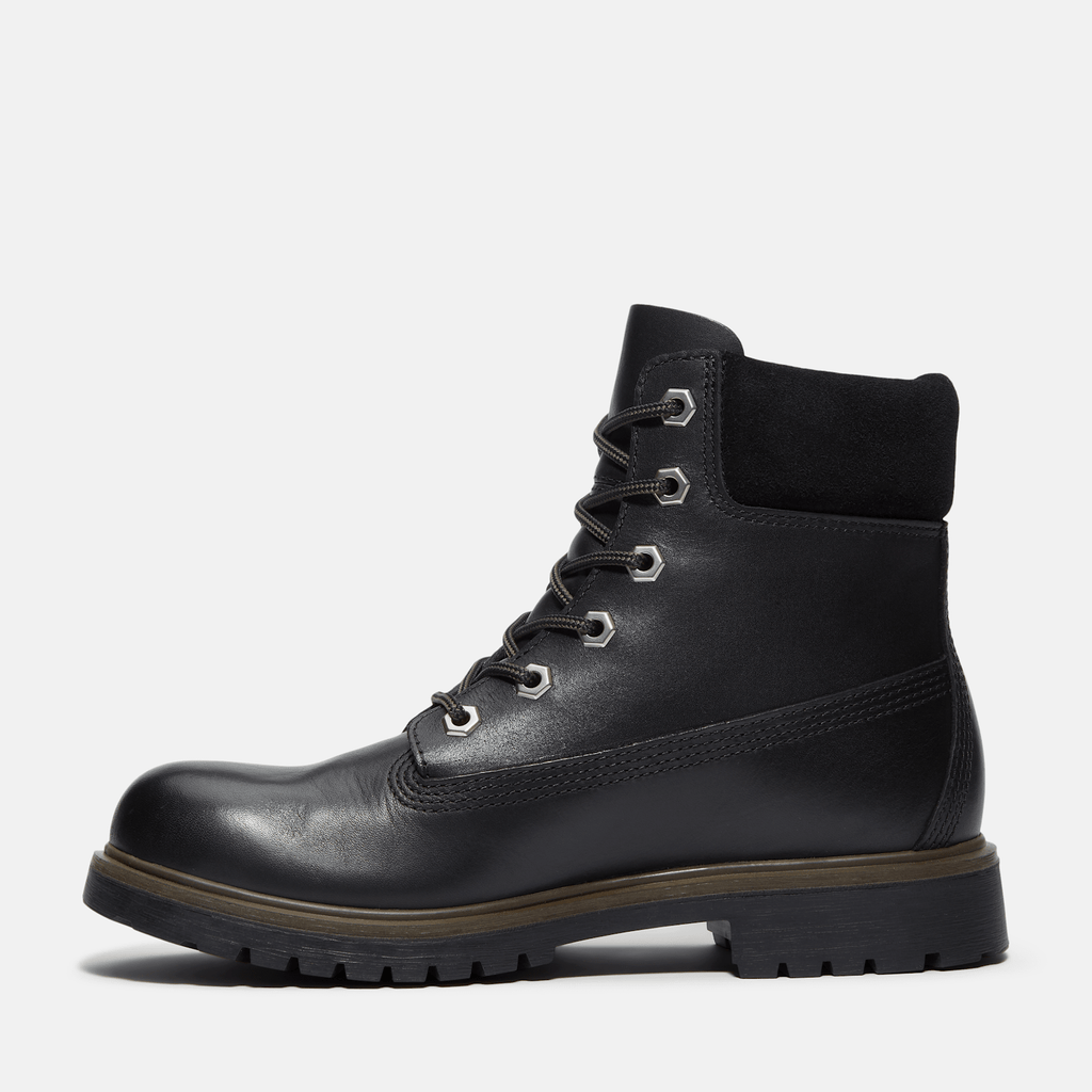 Womens Timberland 25 6Inch Waterproof Boot TBL Black FullGrain ALT6