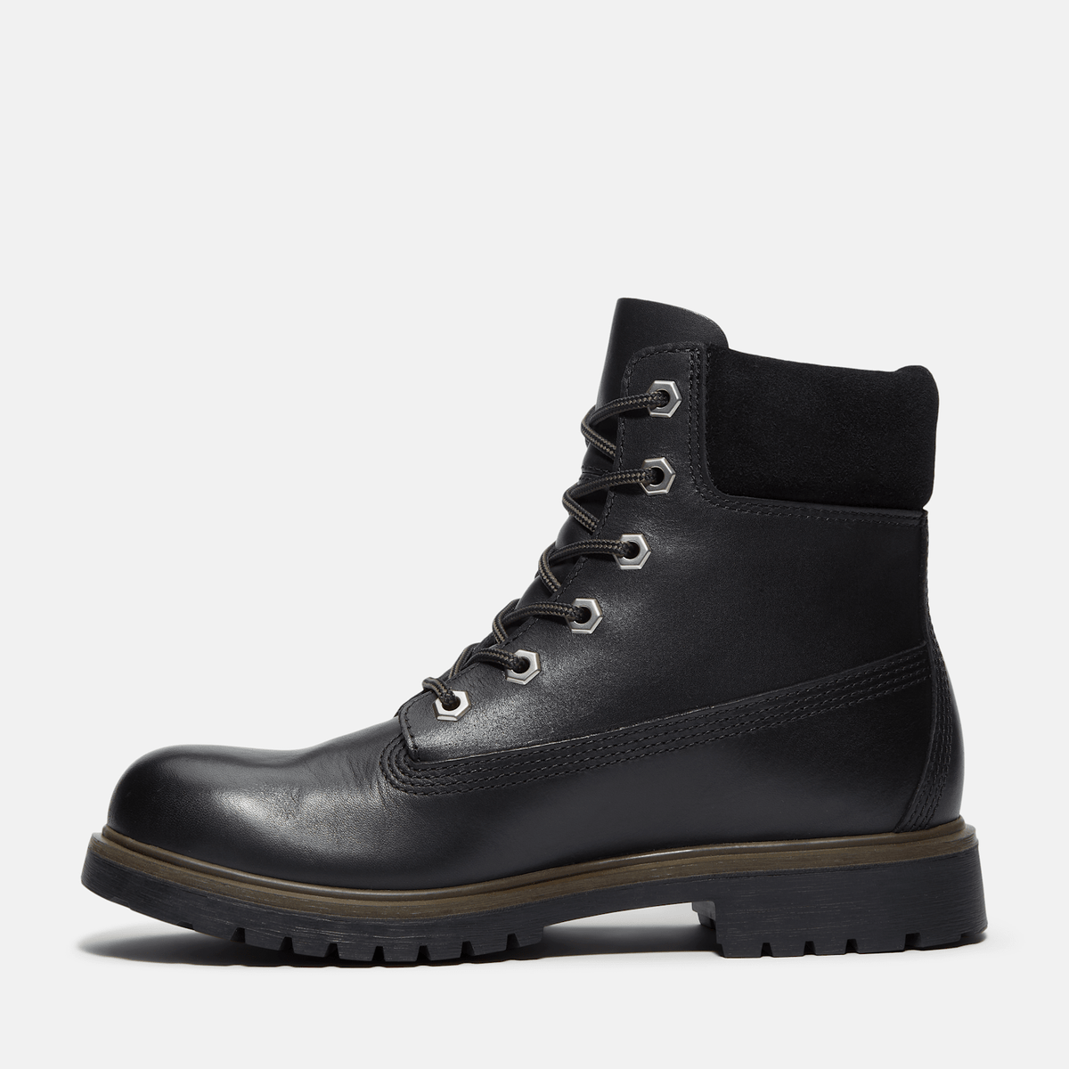 Womens Timberland 25 6Inch Waterproof Boot TBL Black FullGrain ALT6