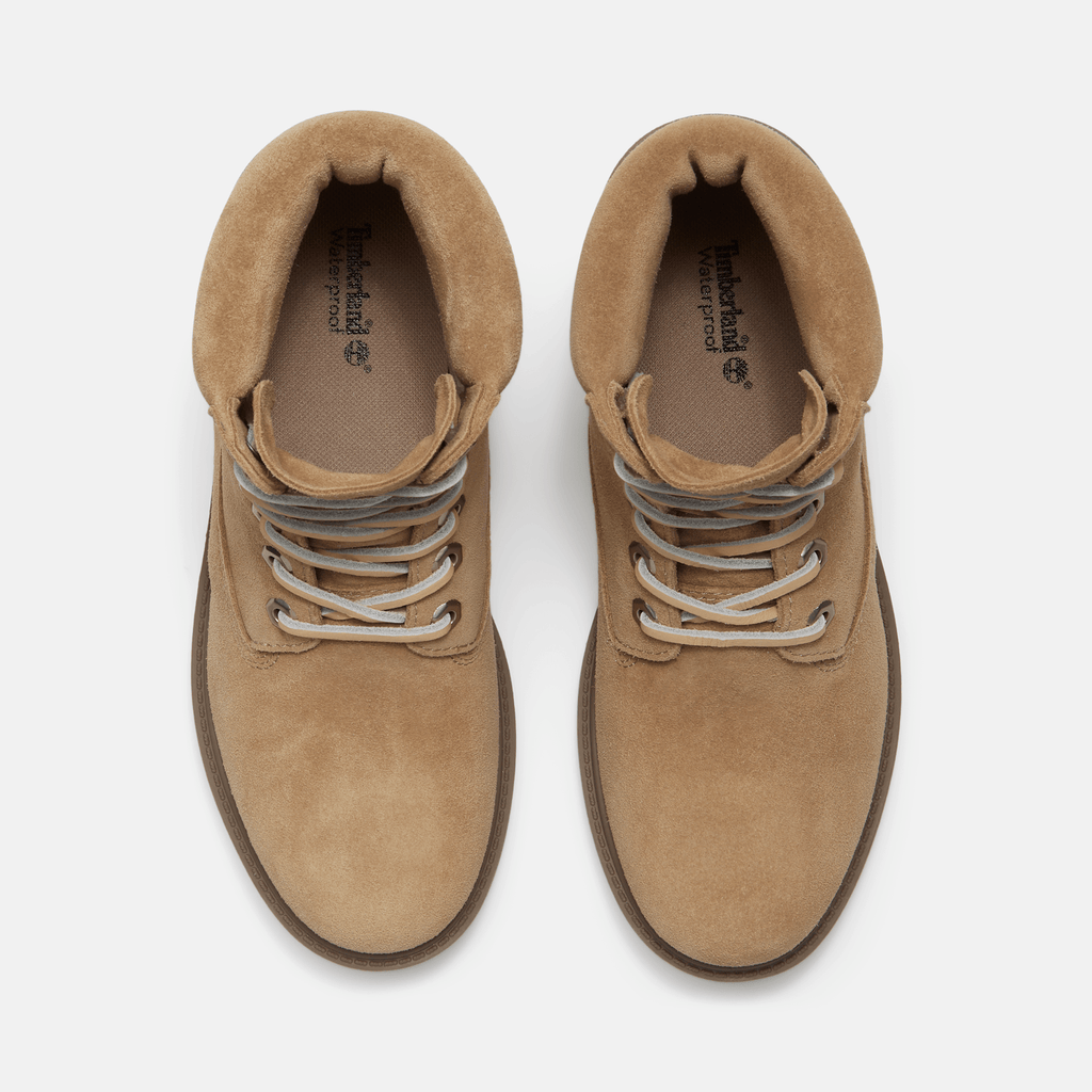 Womens Timberland 6Inch Waterproof Boot TBL Beige Suede ALT2