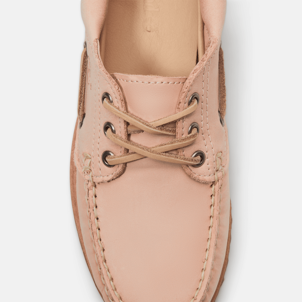 Womens Timberland Authentic 3Eye Boat Shoe TBL Light Pink FullGrain ALT7