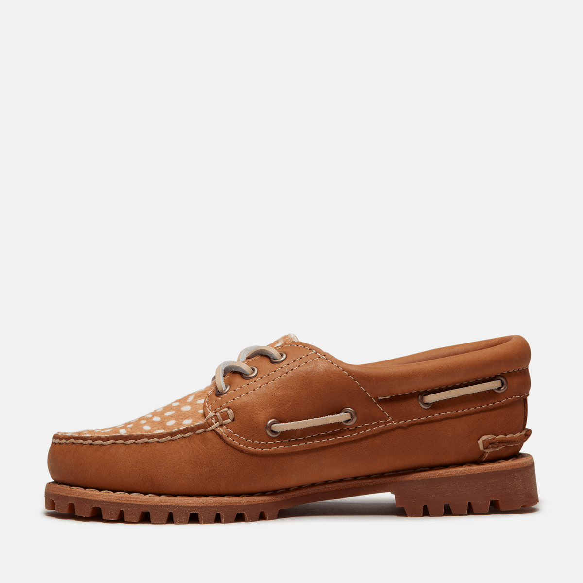 Womens Timberland Authentic 3Eye Boat Shoe TBL Medium Brown FullGrainNatural ALT6