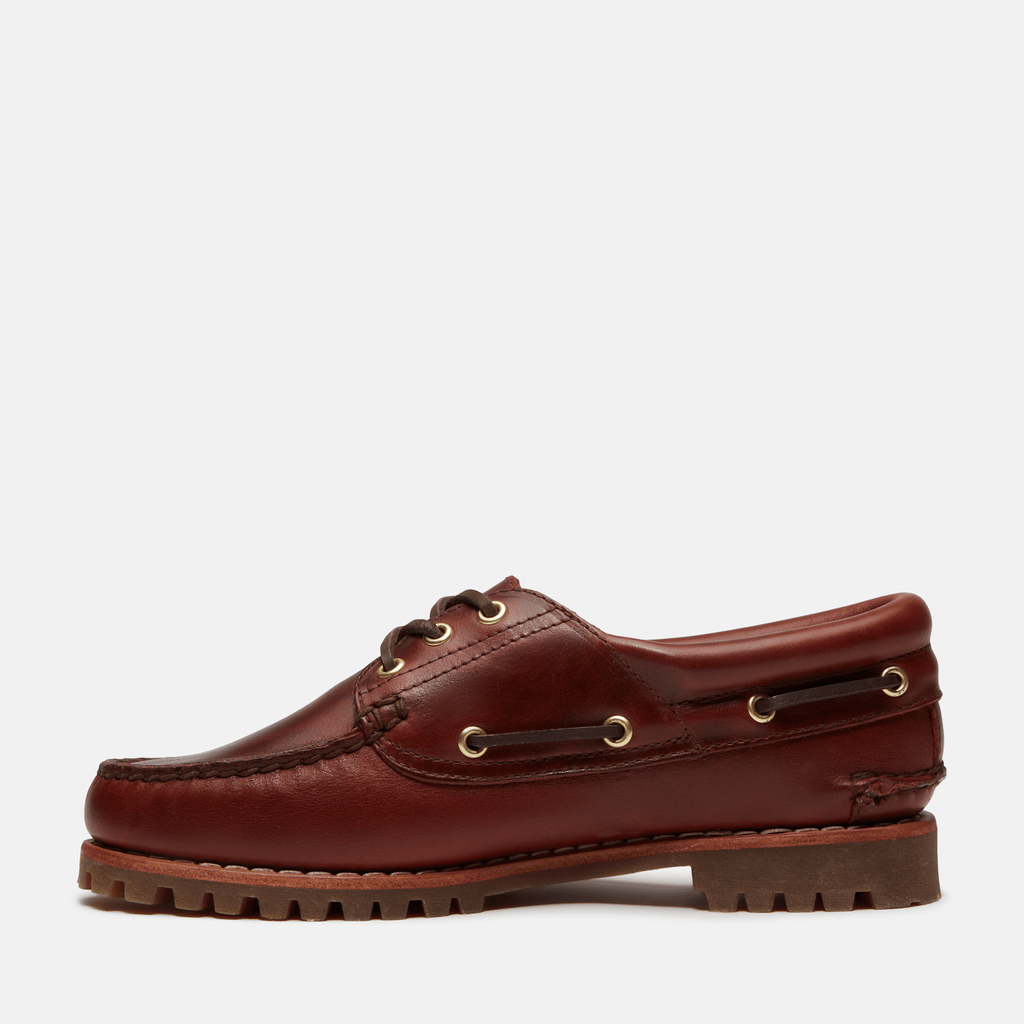 Womens Timberland Authentic 3Eye Boat Shoe TBL Rootbeer ALT6