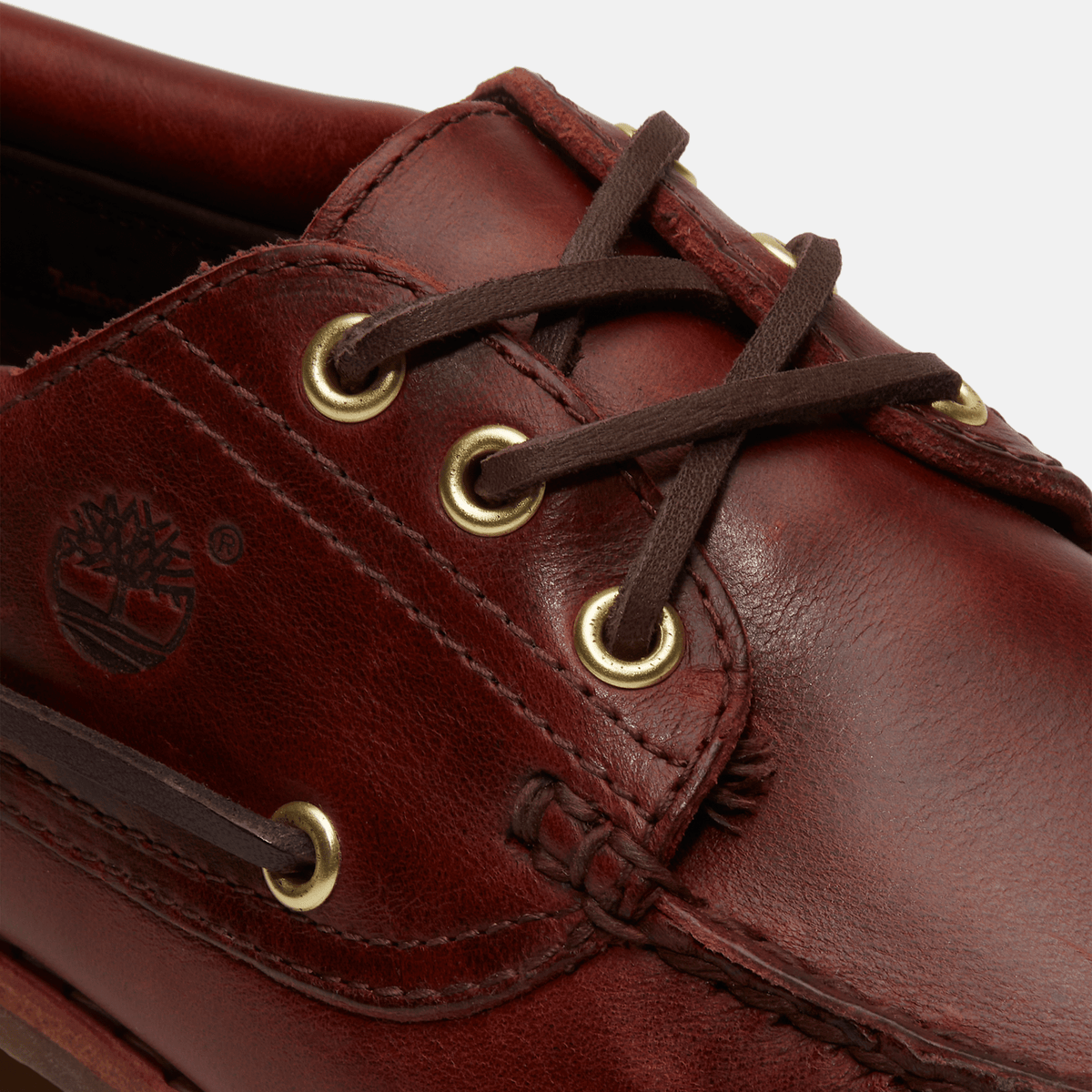 Womens Timberland Authentic 3Eye Boat Shoe TBL Rootbeer ALT7