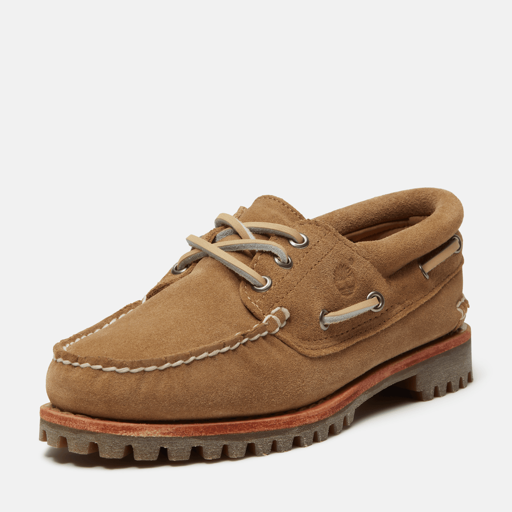 Womens Timberland Authentic Boat Shoe TBL Beige Suede ALT11