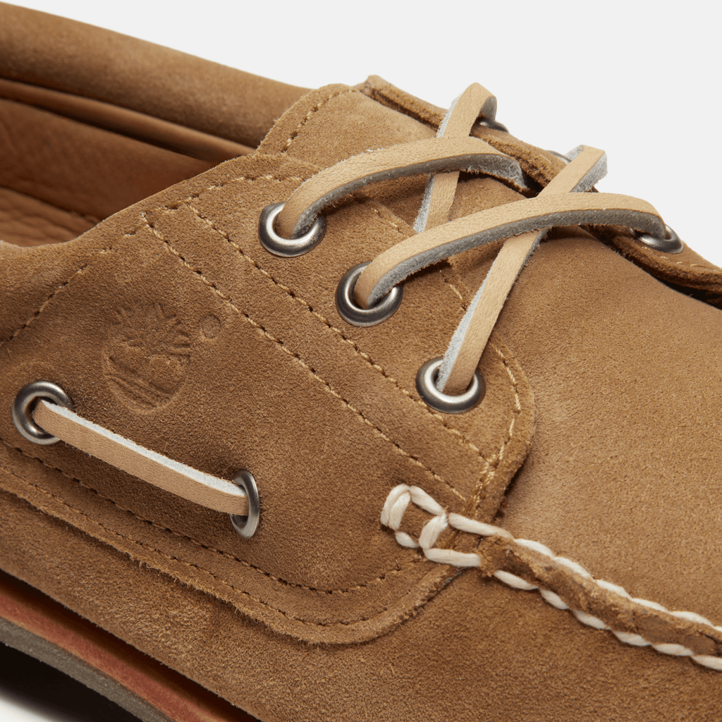 Womens Timberland Authentic Boat Shoe TBL Beige Suede ALT7