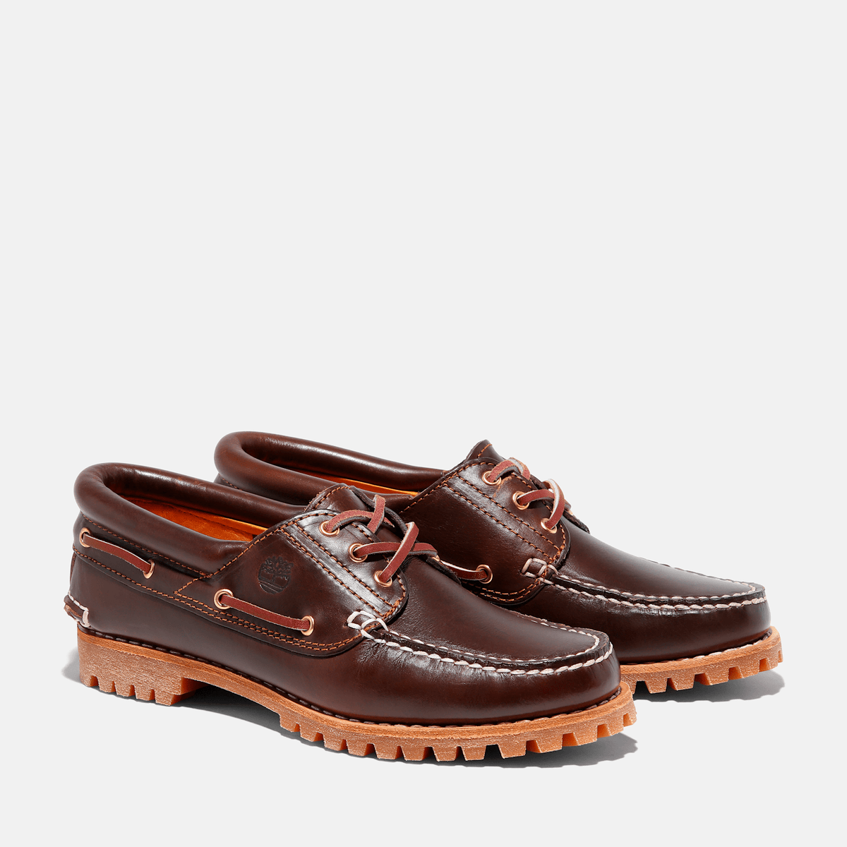 Womens Timberland Authentic Boat Shoe TBL Brown ALT4
