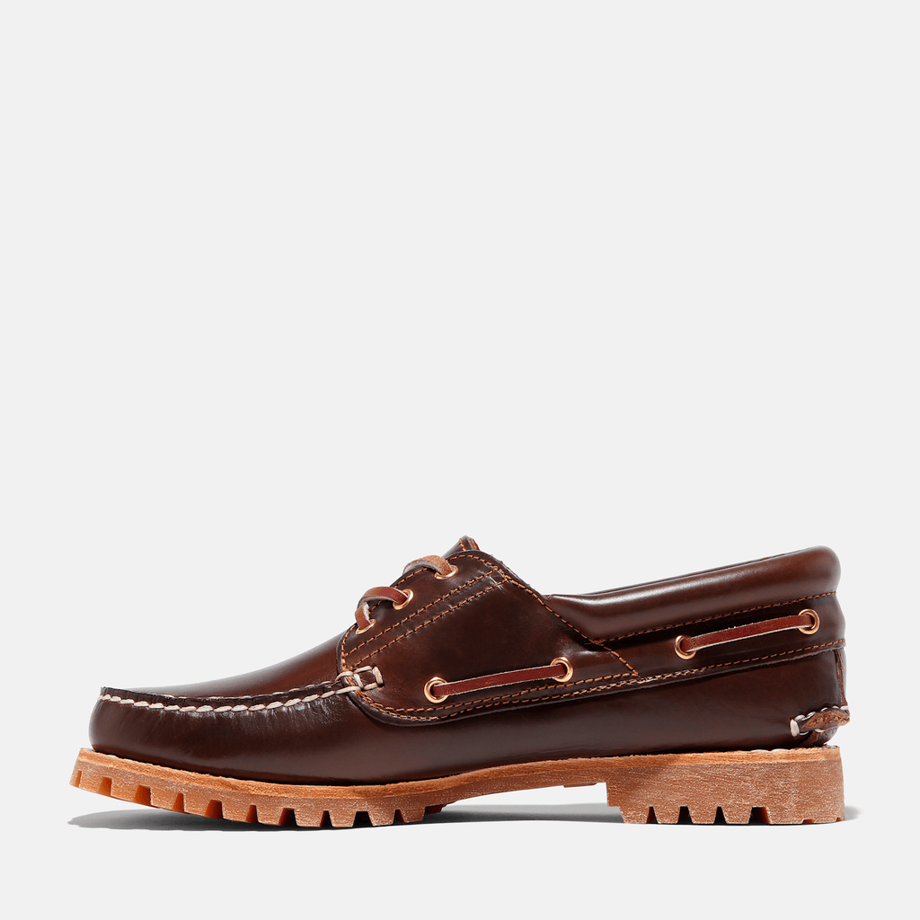 Womens Timberland Authentic Boat Shoe TBL Brown ALT6