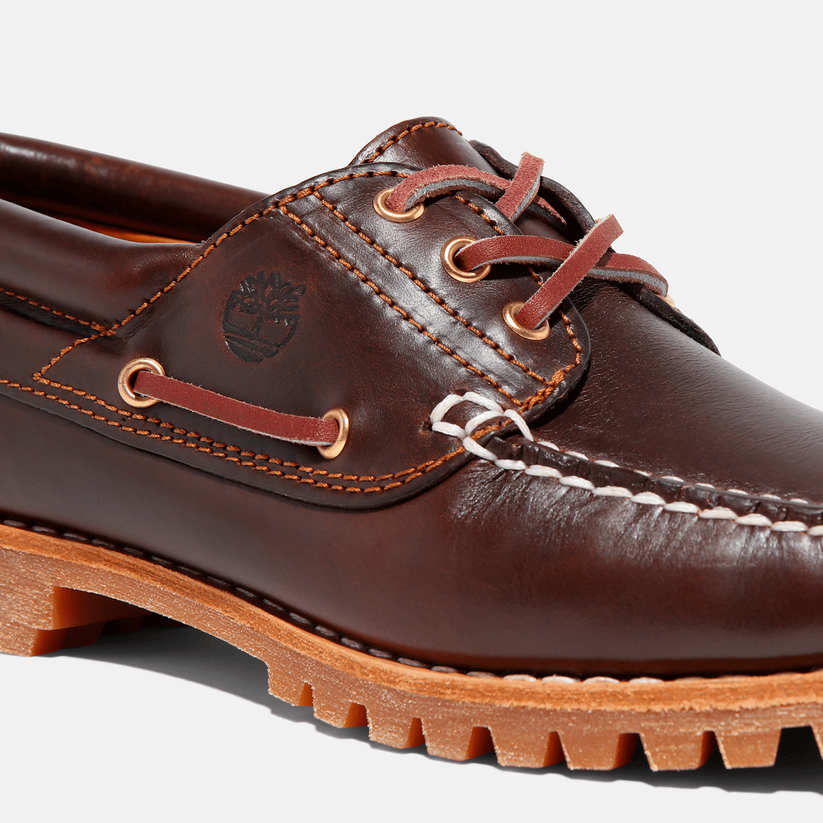 Womens Timberland Authentic Boat Shoe TBL Brown ALT7