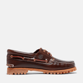 Womens Timberland Authentic Boat Shoe TBL Brown HERO