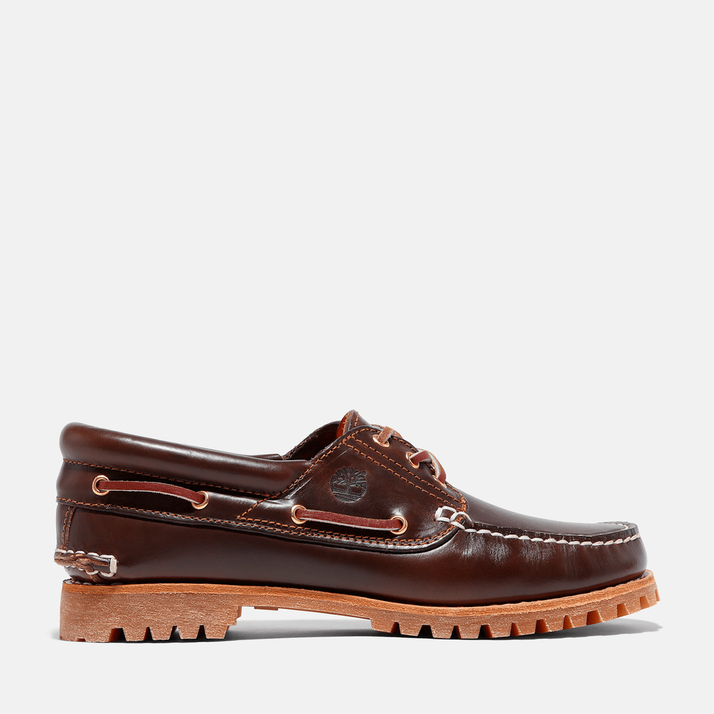 Womens Timberland Authentic Boat Shoe TBL Brown HERO