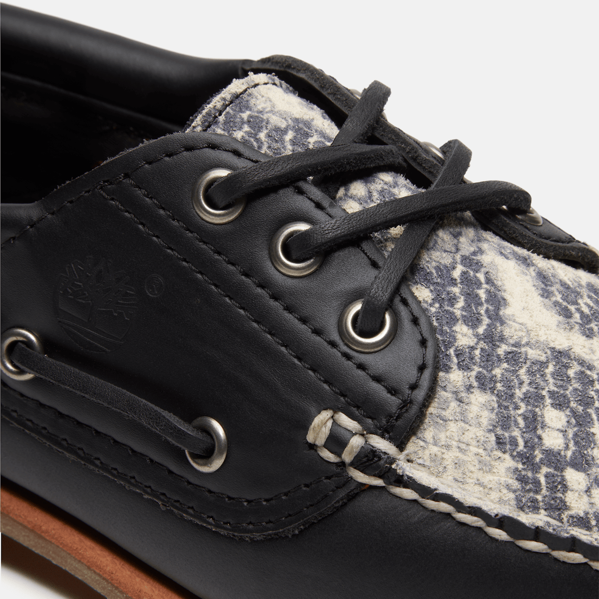Womens Timberland Authentic Boat Shoe TBL Snake Print Suede ALT8