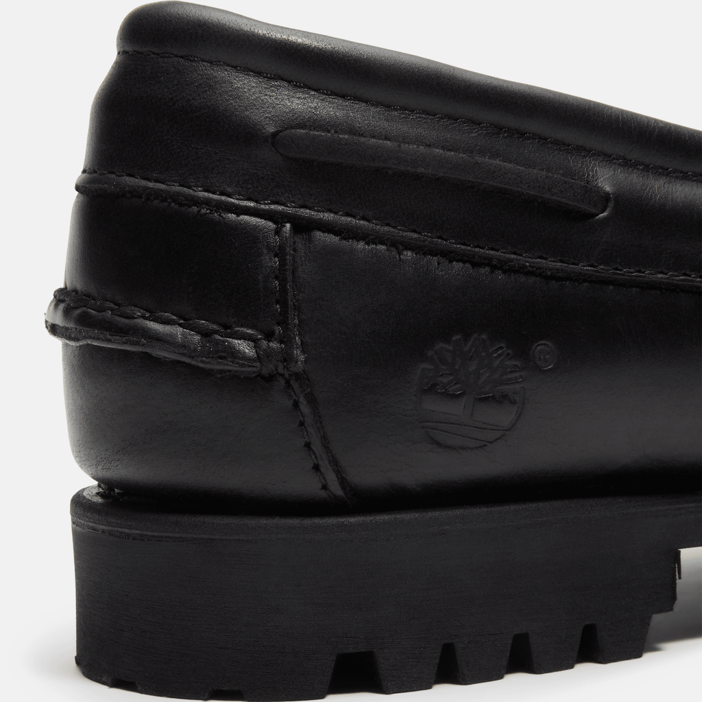 Womens Timberland Authentic Kiltie Loafer TBL Black FullGrain ALT8