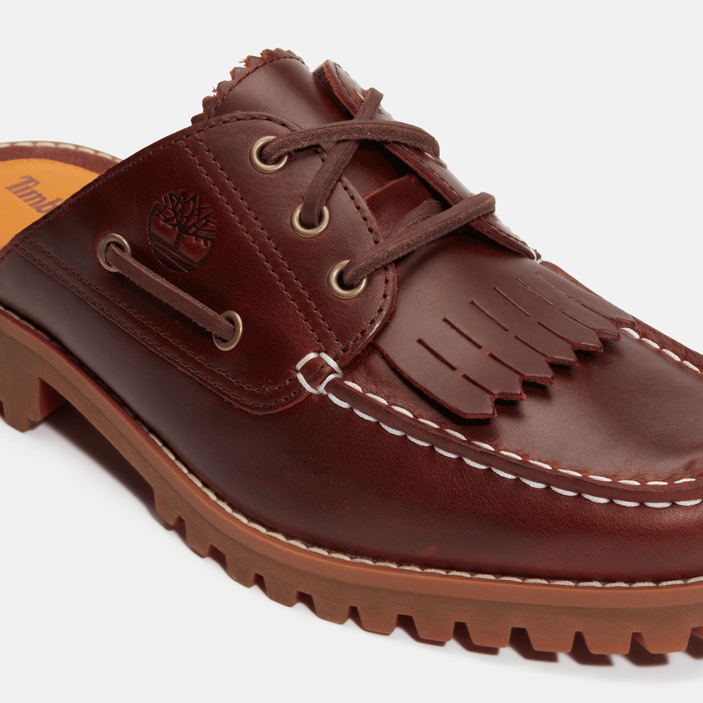 Womens Timberland Authentic Mule TBL Burgundy FullGrain ALT7